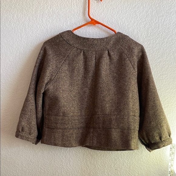 dELiA*s Brown Blazer with Textured Fabric - Picture 6 of 8